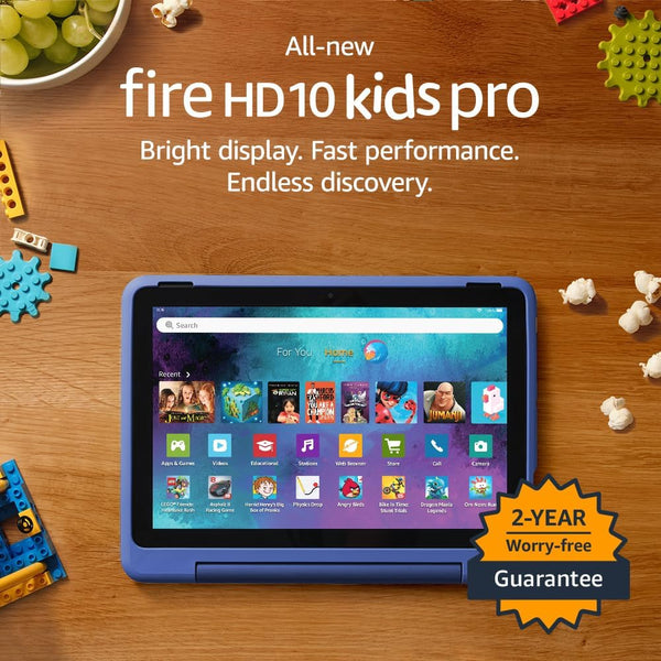 Amazon Fire HD 10 Kids Pro Tablet | Ages 6-12 | 10.1" 1080p Full HD Display | 32 GB Storage, Nebula | Parental Controls | 2-Year Guarantee | 2023 13th Gen