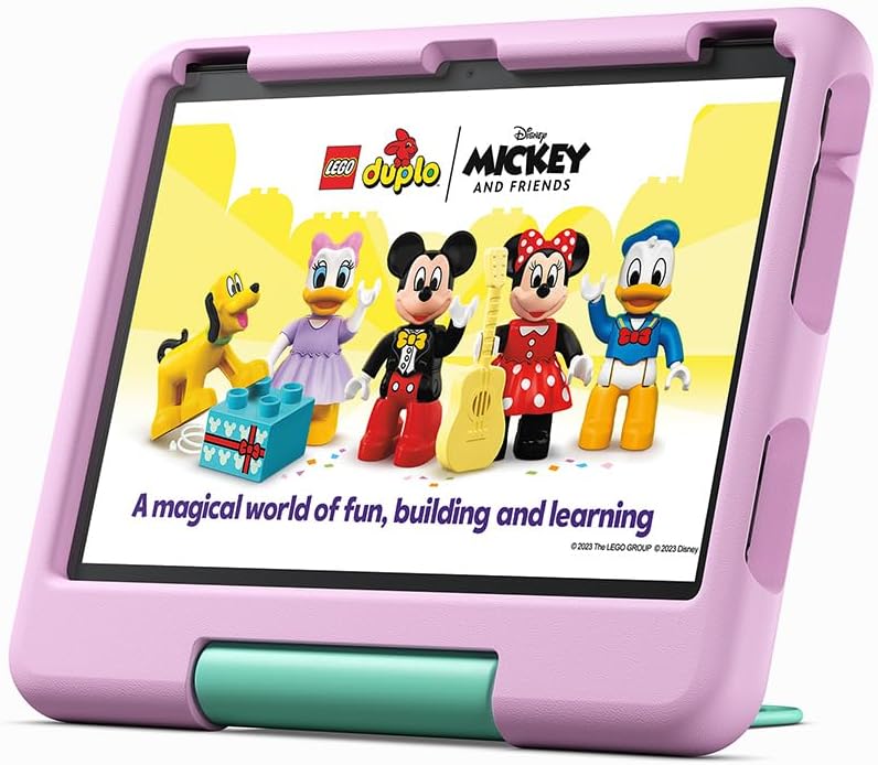Amazon Fire HD 10 Kids Tablet | Ages 3–7 | 10.1" Screen | 32 GB | Pink | 2023 13th Generation