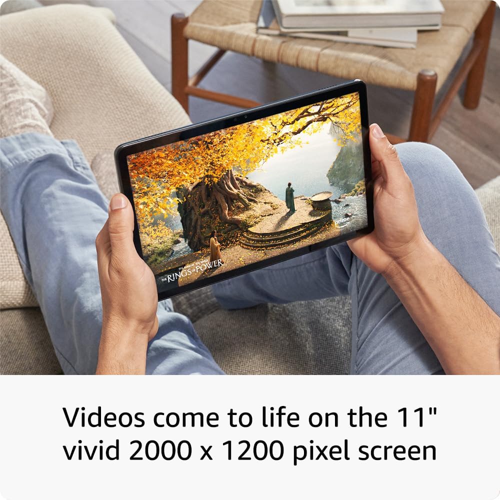 Amazon Fire Max 11 Tablet | 11" 2K Display | 128 GB | 14-Hour Battery | Grey