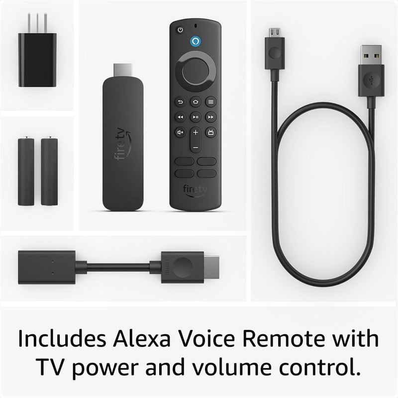 Amazon Fire TV Stick with 4K Ultra HD Streaming with Alexa Remote