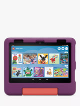 Amazon Fire HD 8 Kids Tablet | 8" HD | Kid-Proof Case | Grape | Amazon Kids+ | 2024