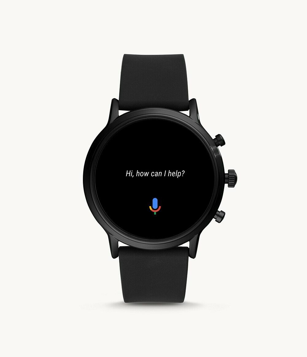 Black fossil smartwatch sales