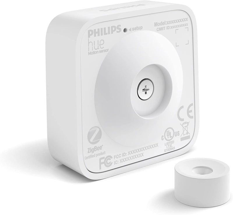 Philips Hue Indoor Motion Sensor, Intelligent Smart Home Wireless Lighting Accessory, App Controlled, White