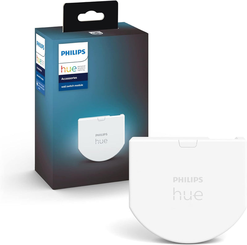 Philips Hue Wall Switch Module | Single Pack | Smart Accessory for Indoor Home Smart LED Lighting Control