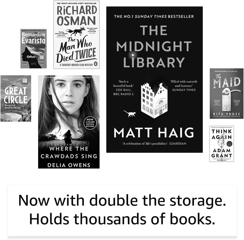 Amazon Kindle (2022 release) | 6" Tablet, 300 ppi high-resolution display | With ads | Denim