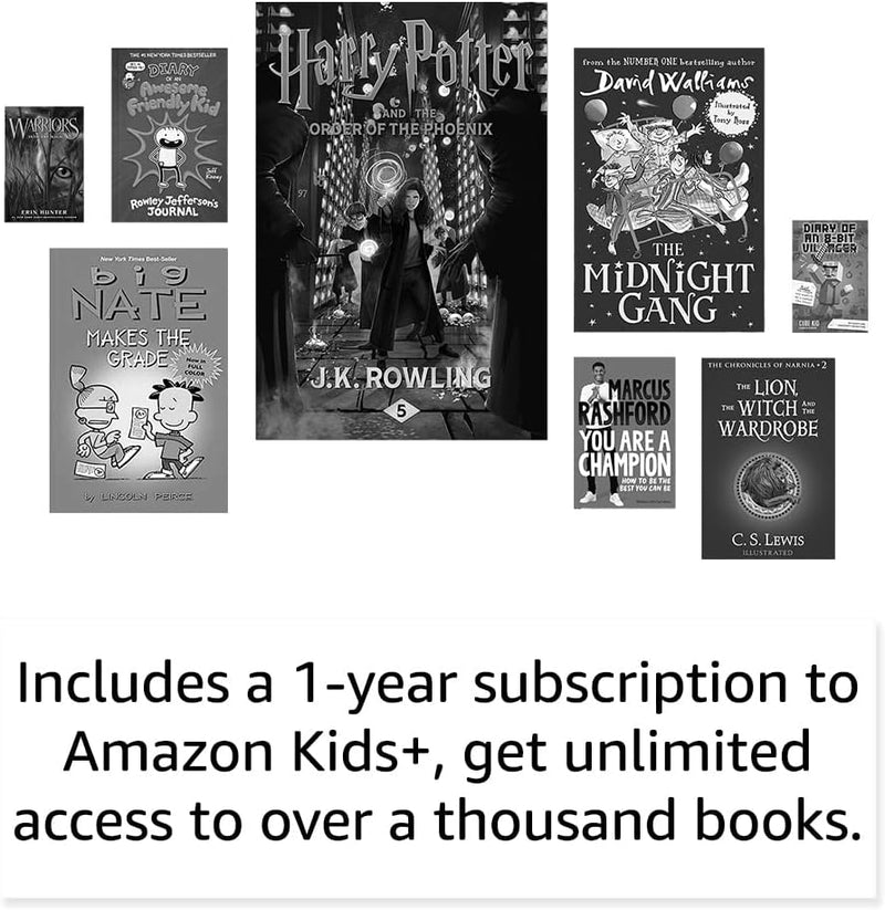 Amazon Kindle Kids (2022 release) | Tablet with Cover | 16GB | Aged 7+ | Ocean Explorer