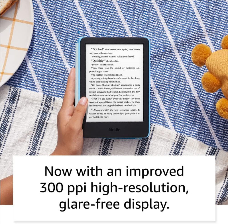 Amazon Kindle Kids (2022 release) | Tablet with Cover | 16GB | Aged 7+ | Ocean Explorer