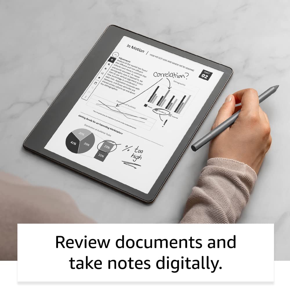 Kindle Scribe | 10.2" Digital Notebook & E-reader | Premium Pen | 64GB