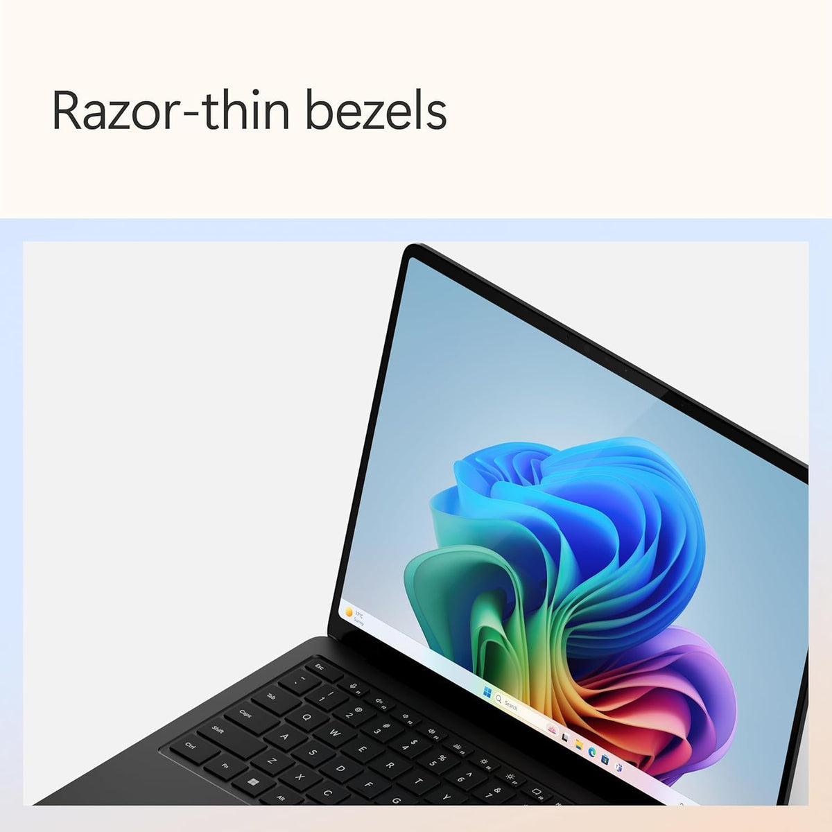 Microsoft Surface Laptop | Copilot+ PC | 15” Touchscreen | Snapdragon® X Elite (12 Core) | 16GB RAM | 1TB SSD | Black