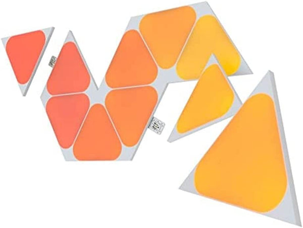 Nanoleaf Shapes Mini Triangle Expansion Pack | 10 Additional Smart Light Panels LED
