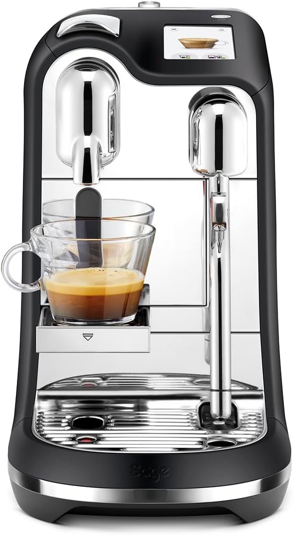 Nespresso Creatista Pro by Sage | Coffee Machine for Espresso, Cappuccino & Flat White | Milk Frother | Black Truffle