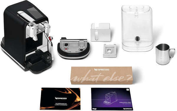 Nespresso Creatista Pro by Sage | Coffee Machine for Espresso, Cappuccino & Flat White | Milk Frother | Black Truffle