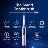 Oral-B iO9 Electric Toothbrush | App-Connected | AI Position Detection | 7 Modes | Charging Travel Case | Rose Quartz