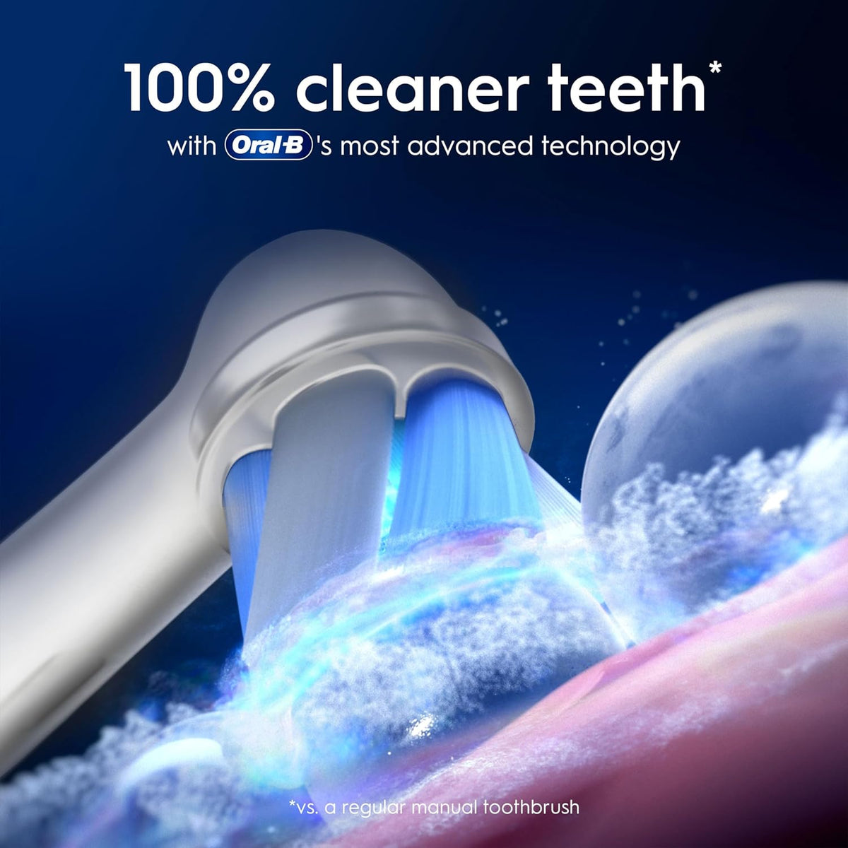 Oral-B iO9 Electric Toothbrush | App-Connected | AI Position Detection | 7 Modes | Charging Travel Case | Rose Quartz