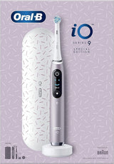 Oral-B iO9 Electric Toothbrush | App-Connected | AI Position Detection | 7 Modes | Charging Travel Case | Rose Quartz