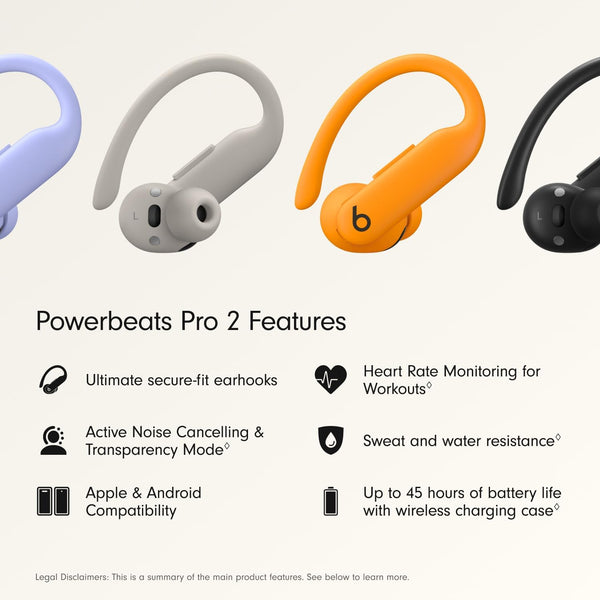 Beats Powerbeats Pro 2 | Heart-Rate Monitor | ANC | Orange