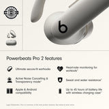 Beats Powerbeats Pro 2 | Wireless Bluetooth Earbuds | Active Noise Cancelling | Integrated Heart-Rate Monitor | 45-Hour Battery | Quick Sand