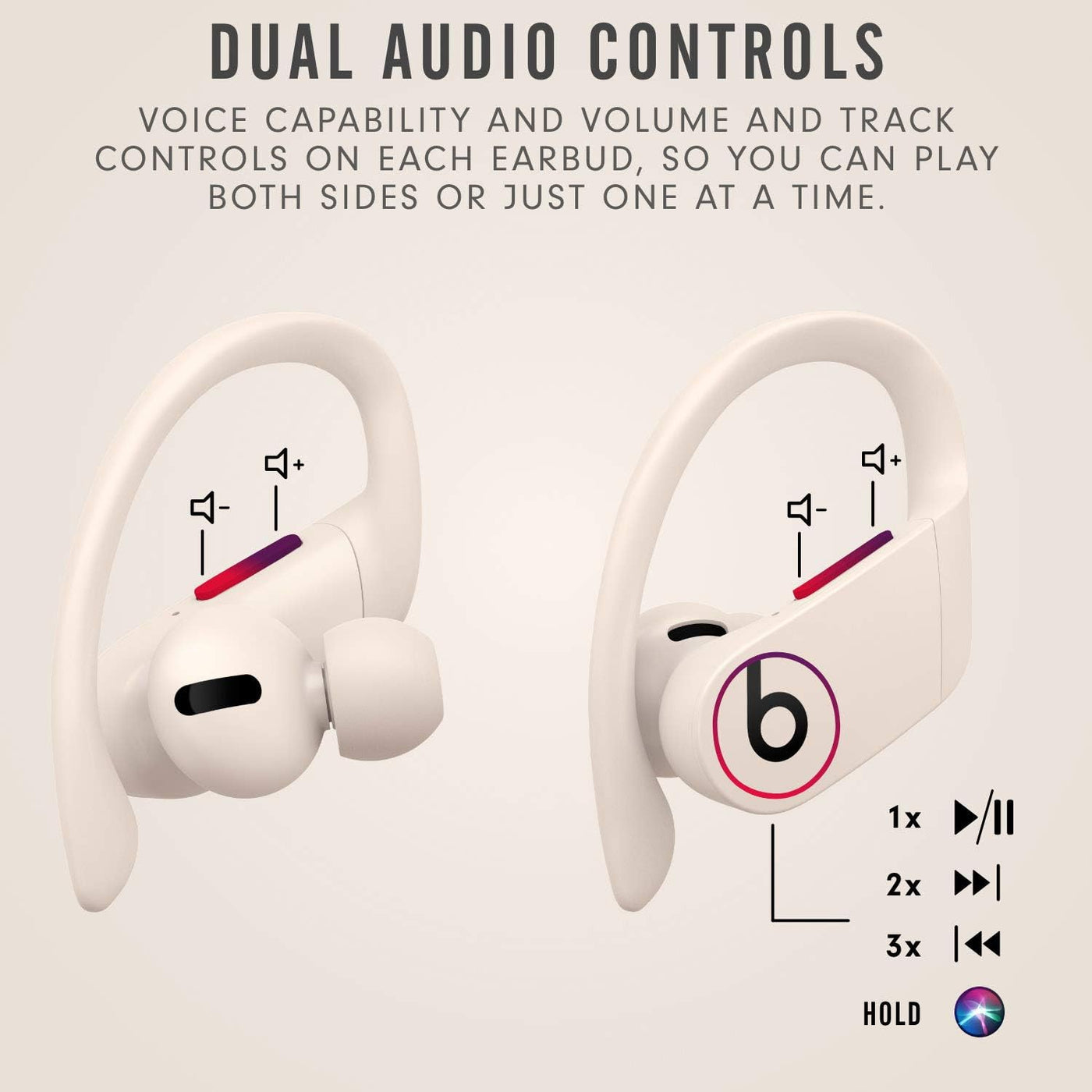 Beats Powerbeats Pro Wireless Earphones Ivory Hour Battery