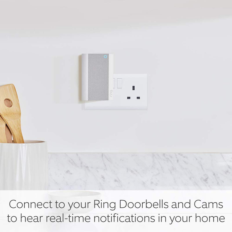 Ring Chime Pro | White | Wifi Extender and Doorbell Chime for Ring Devices