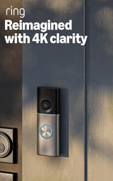 Ring Wired Video Doorbell Pro (3rd Gen) | Retinal 4K Ultra HD | 10x Enhanced Zoom | 3D Motion Detection | Deep Silver
