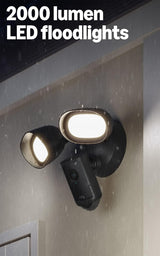 Ring Floodlight Cam Pro (2nd Gen) | Retinal 4K Ultra HD | 2000 Lumen Floodlights | 10x Enhanced Zoom | 3D Motion Detection | Black