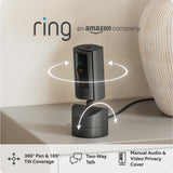 Ring Pan-Tilt Indoor Camera (2nd Gen) | 360° Pan & 169° Tilt | 1080p HD Plug-In Pet Camera | Privacy Cover | Black