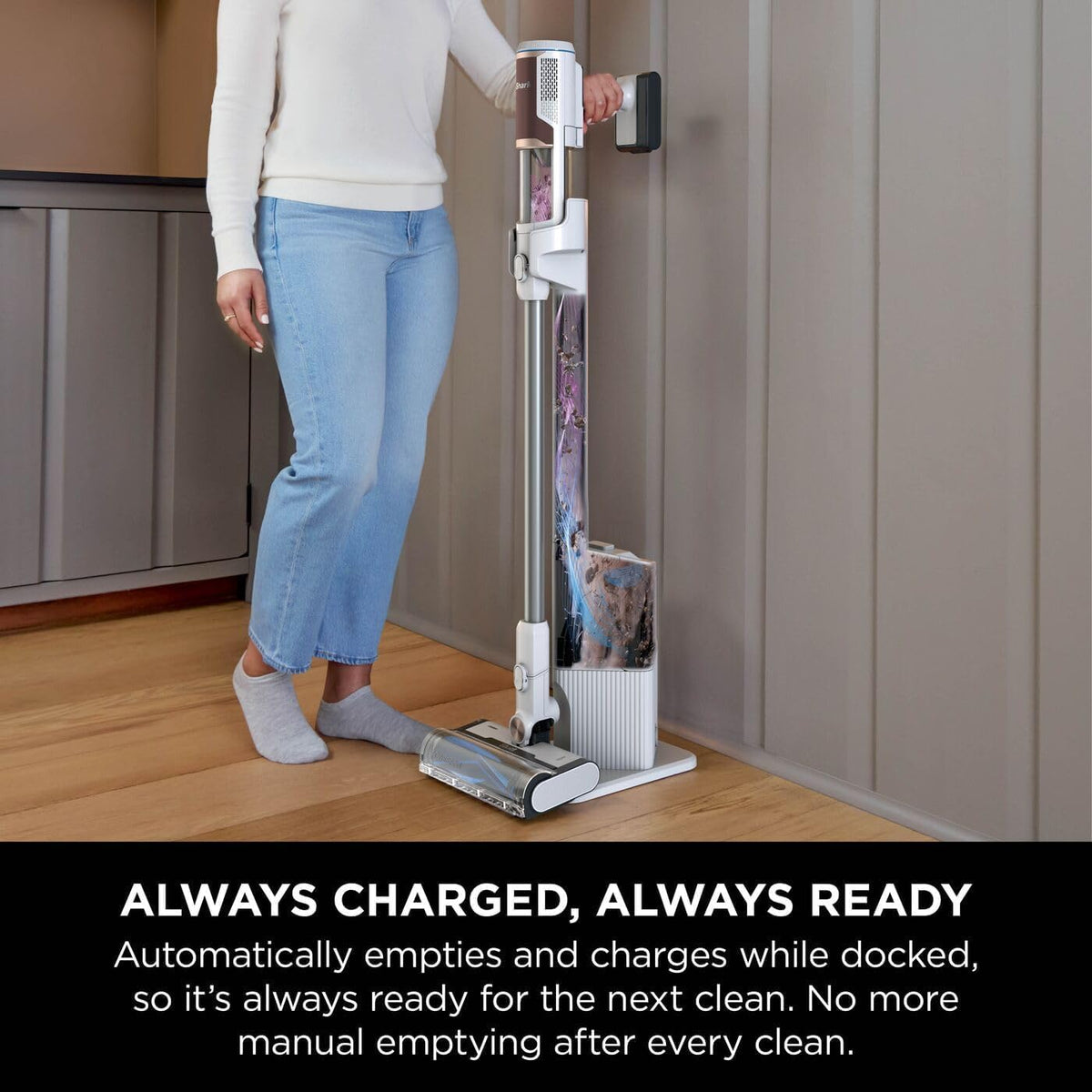 Shark | Clean & Empty Cordless Vacuum | Auto-Empty System | Anti Hair Wrap | BU3521UKTSB