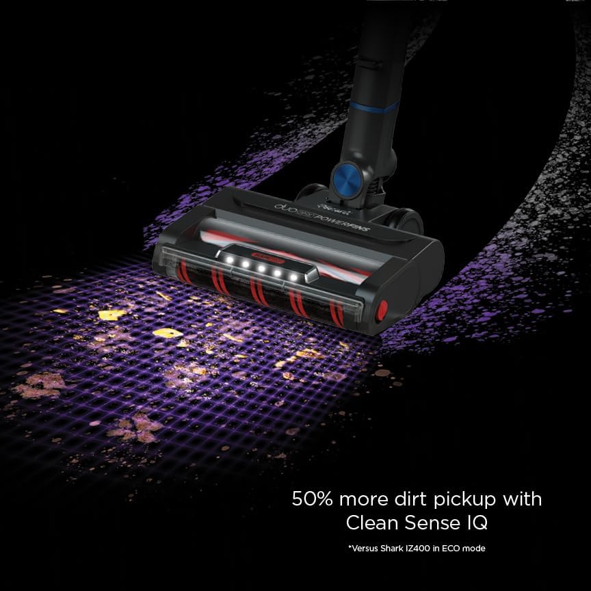 Shark Stratos | IZ402UKTSB Cordless Pet Pro Vacuum | Clean Sense IQ | 60 Mins Run-Time | with Anti Hair Wrap Plus