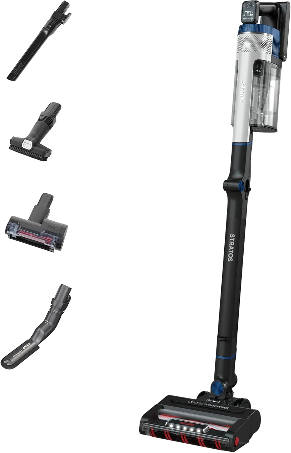 Shark Stratos | IZ402UKTSB Cordless Pet Pro Vacuum | Clean Sense IQ | 60 Mins Run-Time | with Anti Hair Wrap Plus
