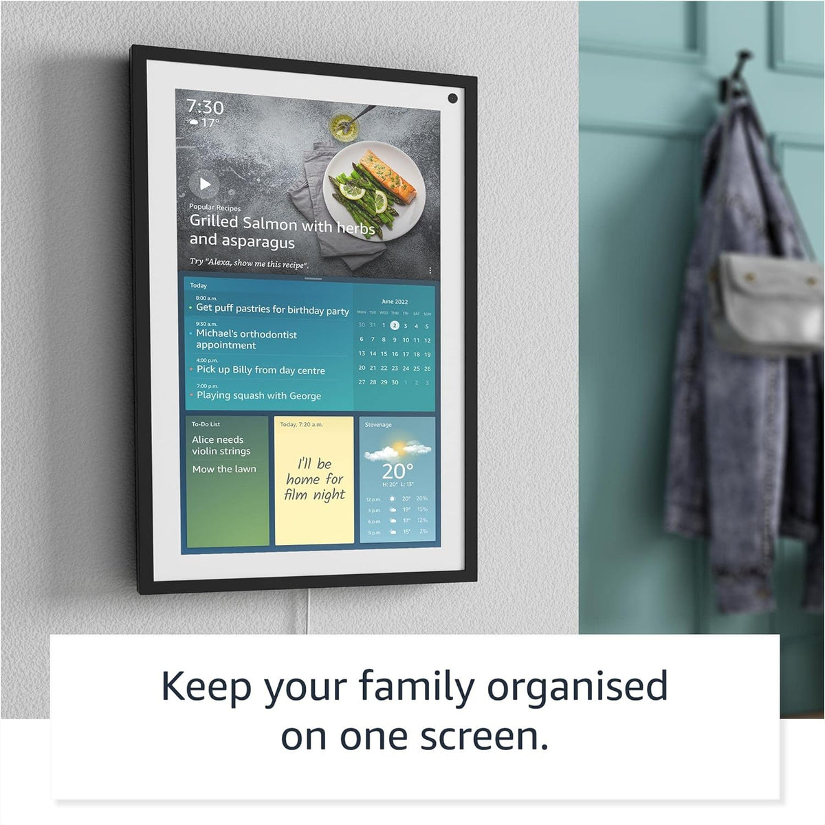 Amazon Echo Show 15 | Smart Home Speaker with Display Screen | 15.6" | with Remote