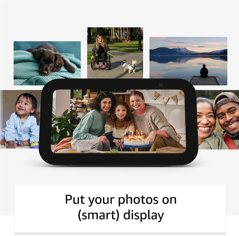 Amazon Echo Show 5 (3rd generation) | Smart Speaker with 5" Screen + Alexa | Charcoal