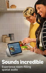 Amazon Echo Show 8 (2025) Smart Speaker with 8.7" Screen & Alexa Voice Recognition & Control, Glacier White