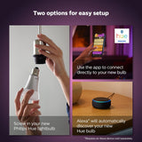 Philips Hue White & Colour Ambiance Starter Kit | 3x GU10 + Bridge + Smart Button | Smart LED Lighting 350 Lumen