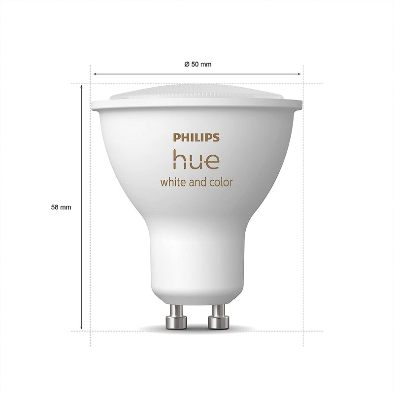 Philips Hue White & Colour Ambiance GU10 Starter Kit with Dimmer Switch