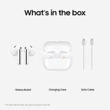 Samsung Galaxy Buds3 Wireless Earbuds | Galaxy AI | Adaptive EQ & ANC | 360 Audio | White