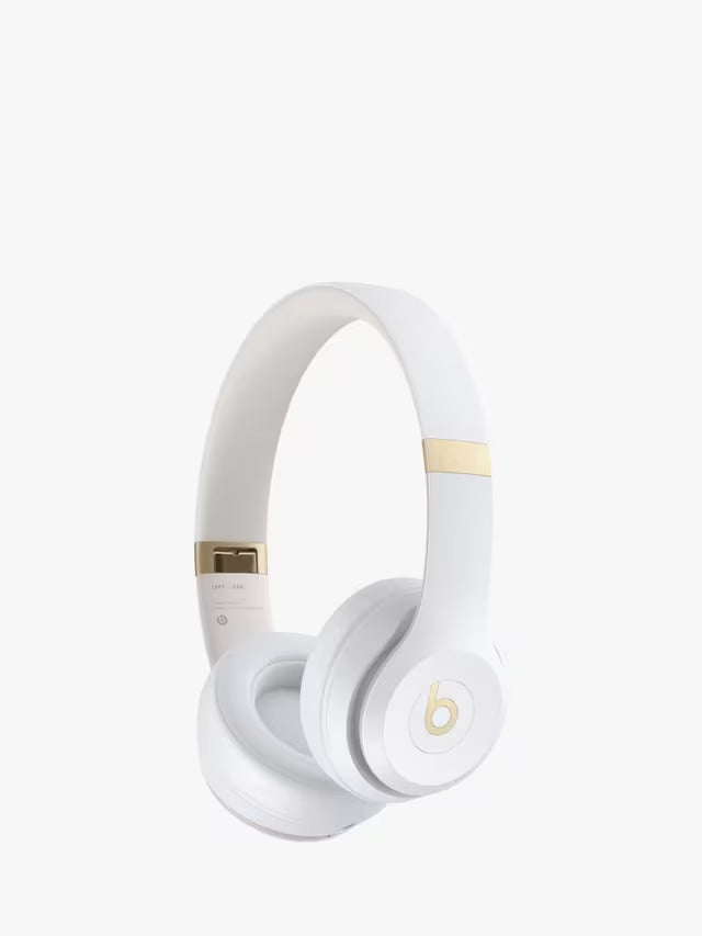 Beats Solo 4 Wireless On-Ear Headphones – High-Fidelity Audio | White
