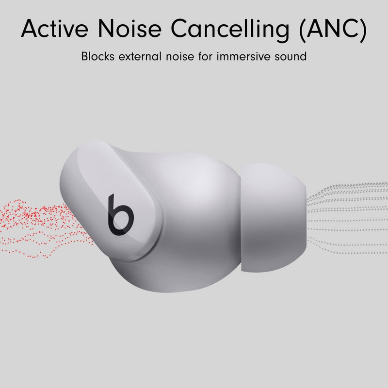 Beats by Dr. Dre Studio Buds | True Wireless Noise Cancelling Earbuds | Moon Grey