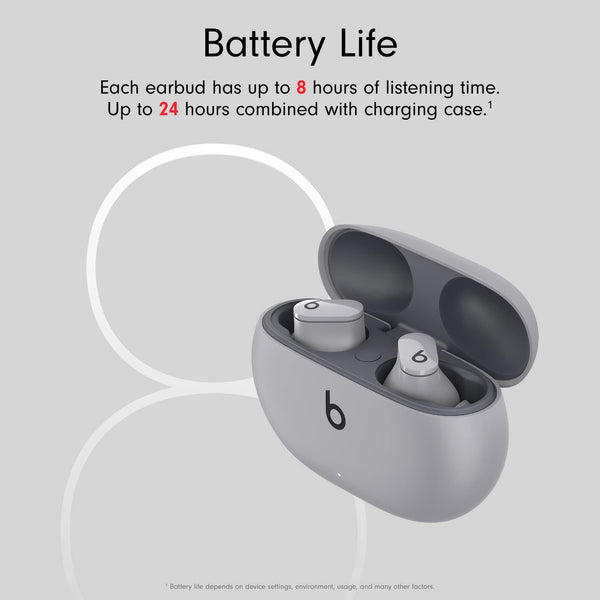 Beats by Dr. Dre Studio Buds | True Wireless Noise Cancelling Earbuds | Moon Grey