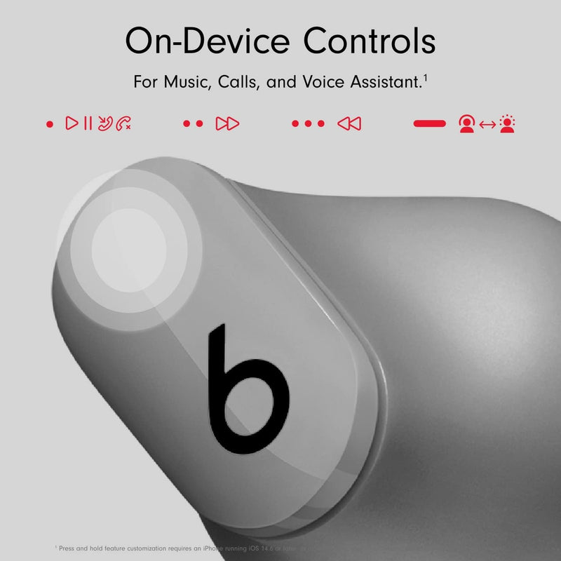 Beats by Dr. Dre Studio Buds | True Wireless Noise Cancelling Earbuds | Moon Grey
