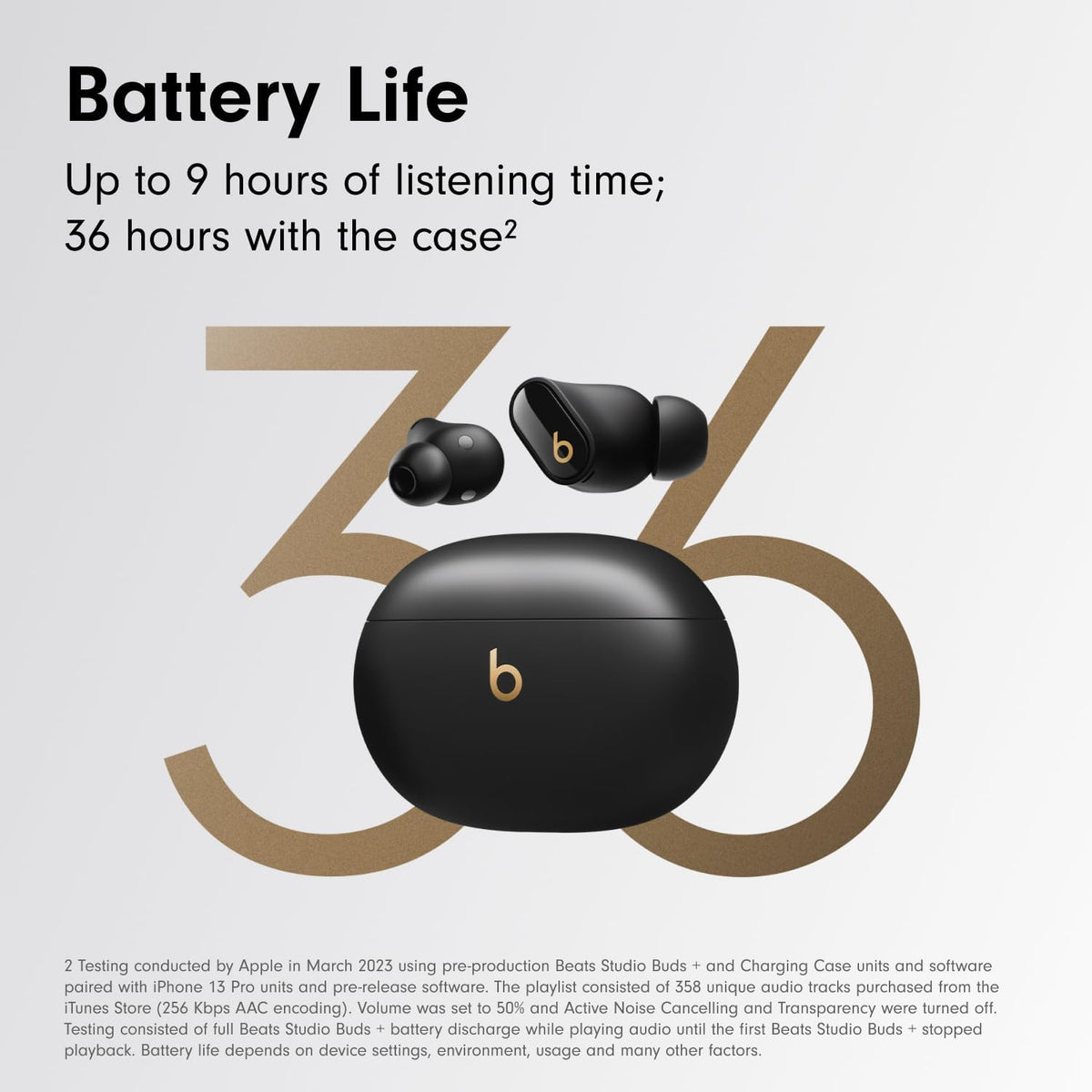 Beats by Dr Dre Studio Buds + (2023) |  Black/Gold