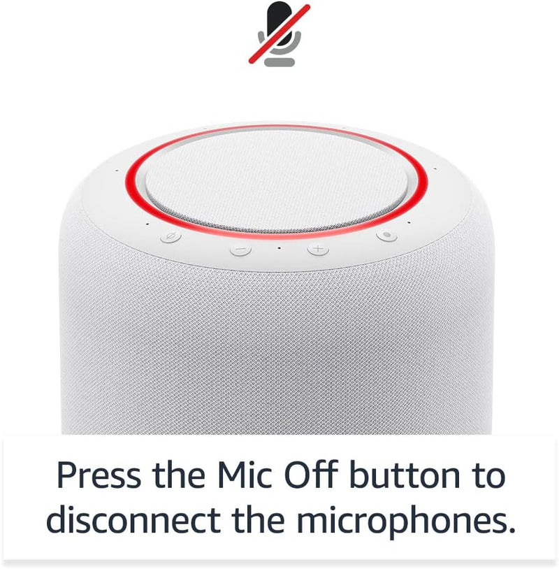 Amazon Echo Studio | Wifi Bluetooth Smart Speaker | Dolby Atmos | Glacier White