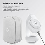 Beats Studio Pro Wireless Headphones | ANC | Spatial Audio | 40H Battery | White