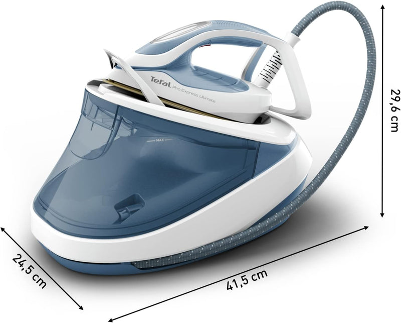 Tefal Pro Express Ultimate II Steam Generator Iron - 2700W, 7.6 Bar, 580g Boost