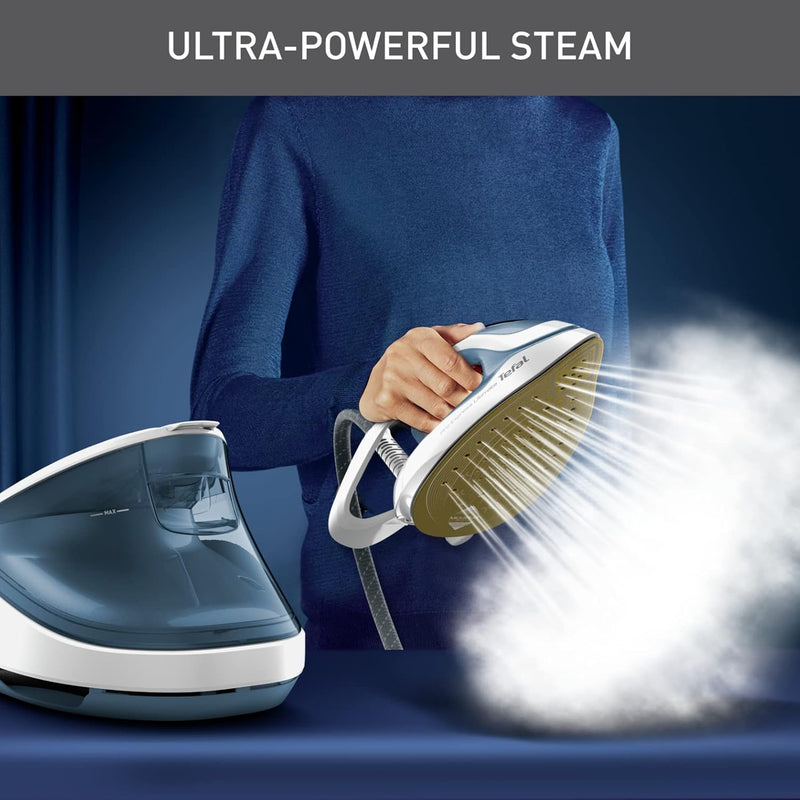 Tefal Pro Express Ultimate II Steam Generator Iron - 2700W, 7.6 Bar, 580g Boost