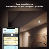 Philips Hue GU10 Bulb | White Ambiance Smart Bulb | Wireless Spotlight LED Bulb