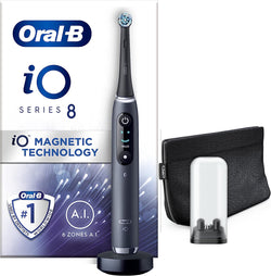 Oral-B iO8 Electric Toothbrush with Magnetic Technology - Black