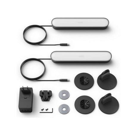 Philips Hue Play Wall Entertainment Light Double Pack Smart Home Lighting- Black
