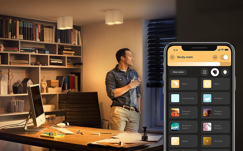 Philips Hue GU10 Spotlight | White Ambiance Smart Bulb | 350 Lumen | Twin Pack