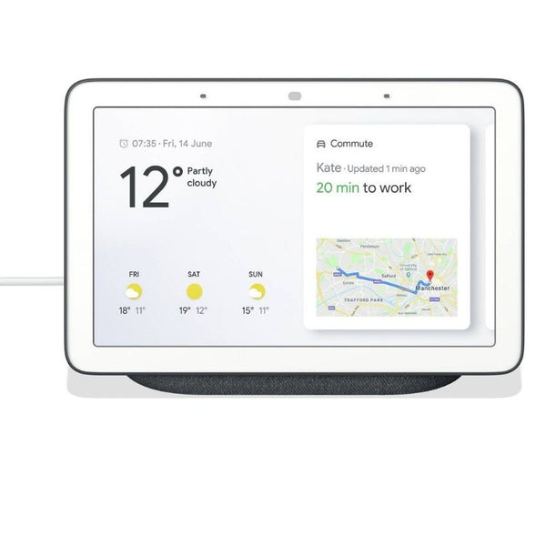 Google Home Hub with Google Assistant - Charcoal - Smart Home Voice Assistant
