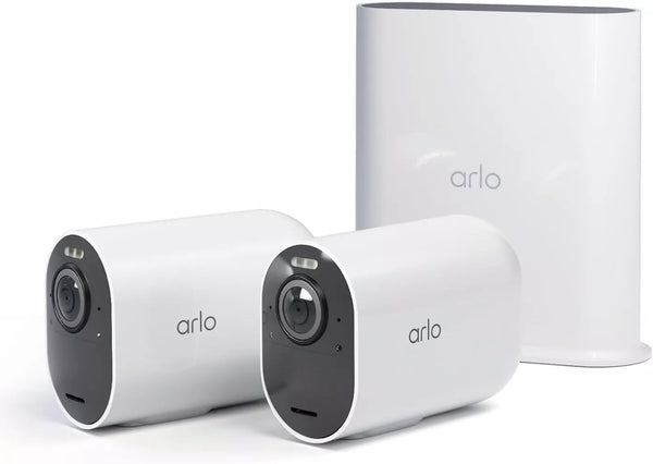 Arlo Ultra2 XL | 2 Camera System | Wireless Outdoor 4K CCTV | 12-Month Battery | Colour Night Vision,